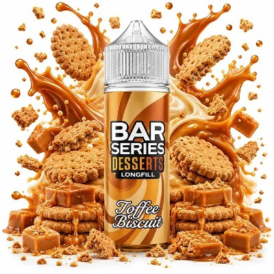 Bar Series Desserts Toffee Biscuit Flavour Shot 120ml