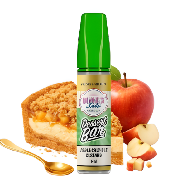 Dinner Lady Dessert Bar Apple Crumble Custard Flavourshot 60ml