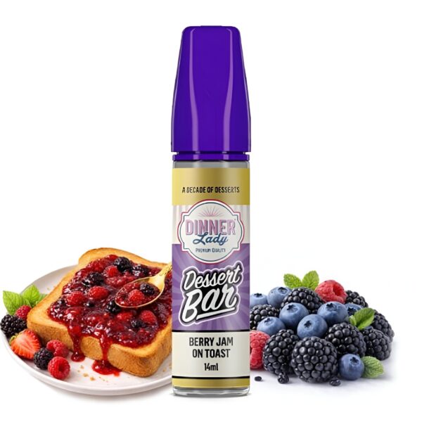 Dinner Lady Dessert Bar Berry Jam on Toast Flavourshot 60ml
